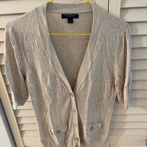 Banana Republic short sleeved cardigan sweater